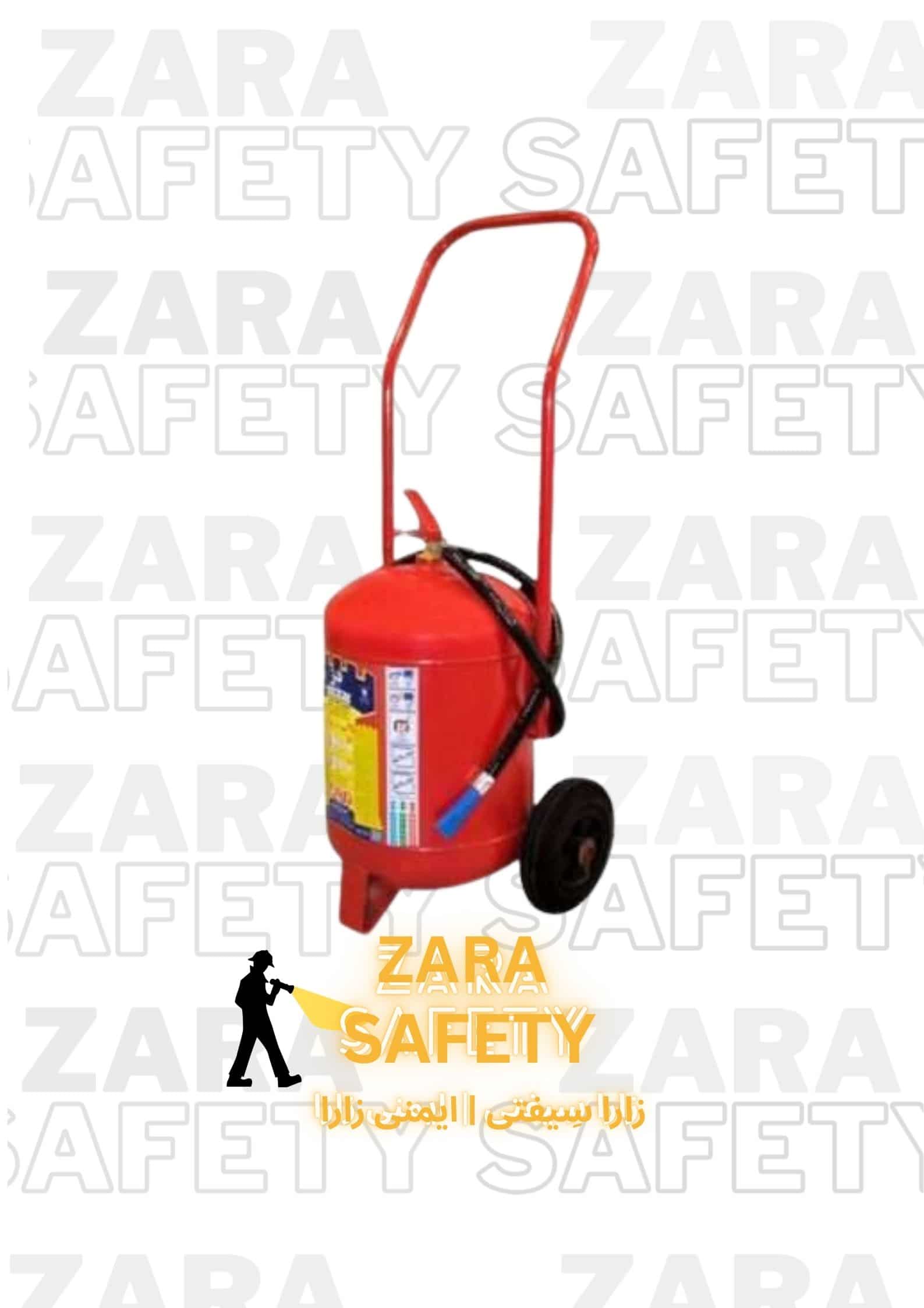 كپسول آتش نشاني پودری دژ 25 کیلویی