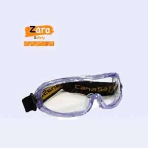 عینک ایمنی کاناسیف مدل اوریلیا/جنس:پلی کربنات/كاربرد:محافظت از چشم در مقابل گاز ها و بخار ها و مواد شیمیایی.موارد مصرف:در صنایع و داروخانه ها و آزمایشگاه و.