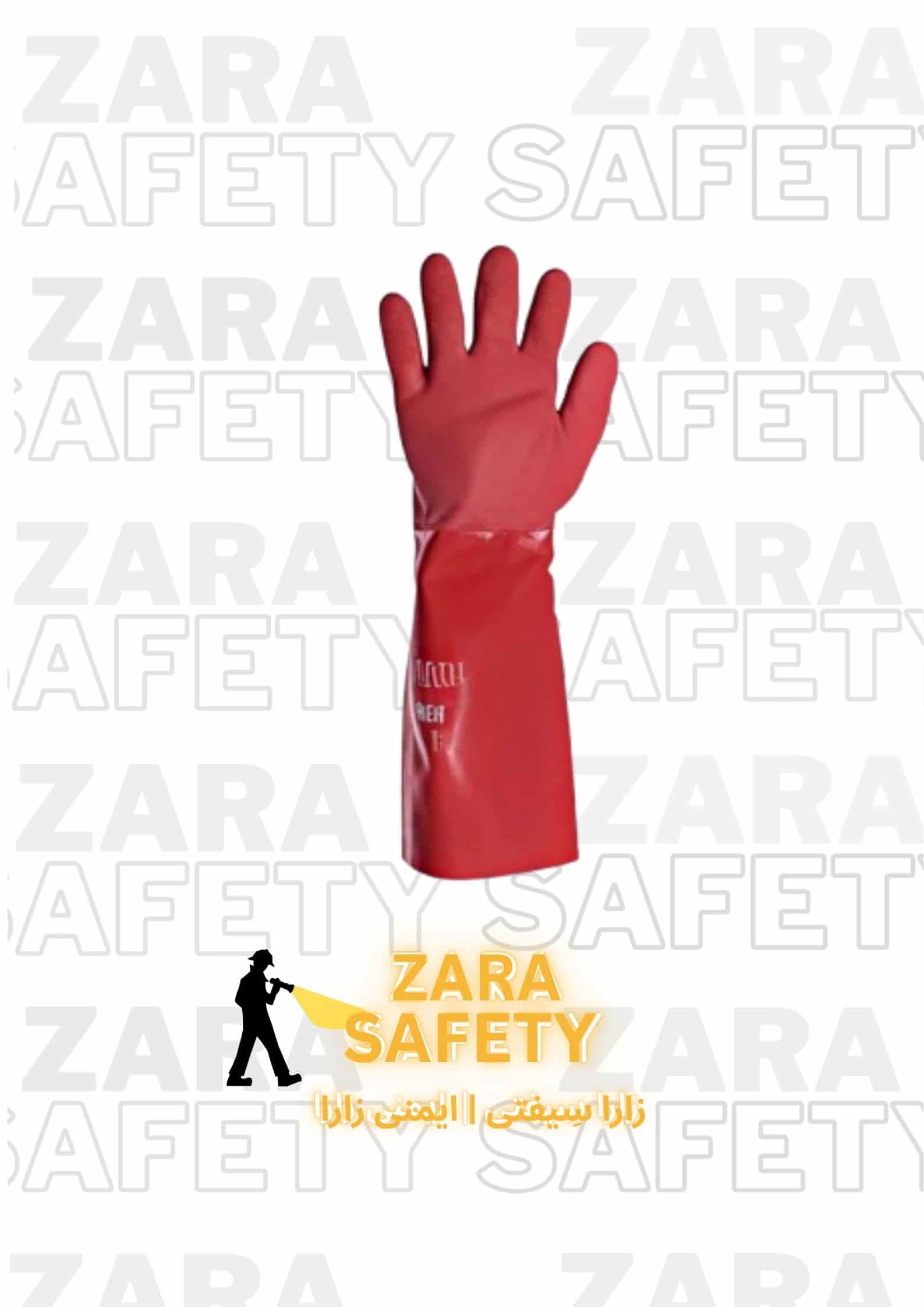 دستکش ضد اسید اکتی فرش میداس