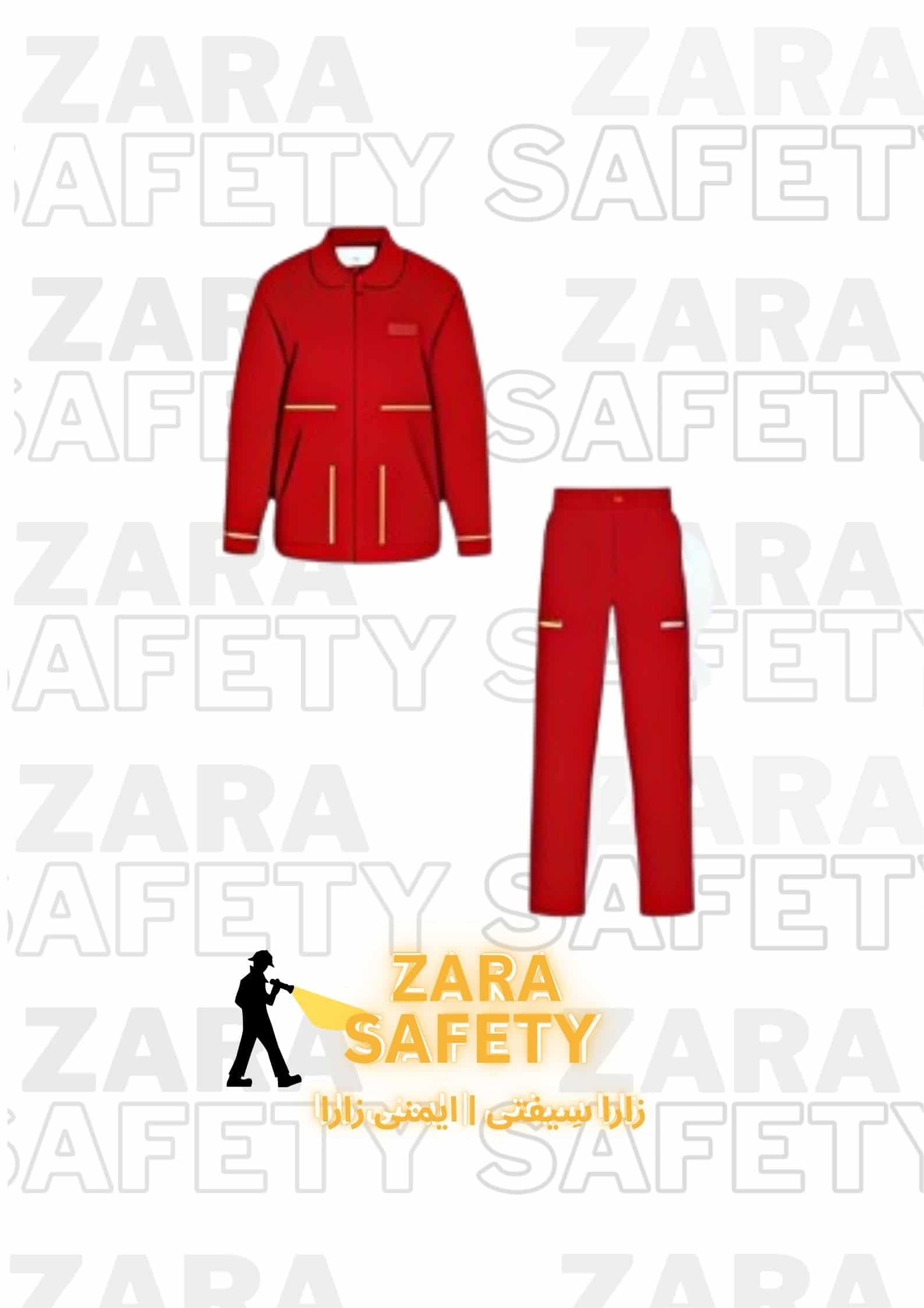 لباس کار دو تیکه کتان زارا سیفتی